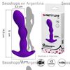 Dilatador anal con 12 modos de vibracion y carga USB
